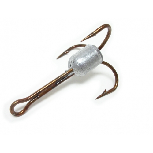 Snagging Hooks Snagging Weighted Treble Hooks Large Fishing Hooks Snagging  Weighted Treble Hooks Weighted Treble Bunker Snag Hooks 3 Sizes